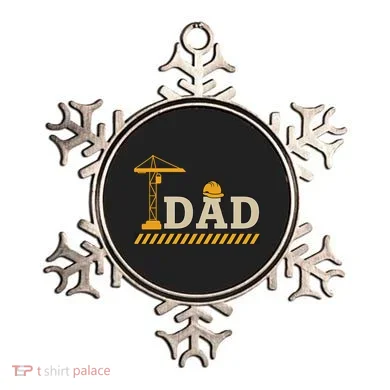 Construction Dad Funny Gift Father;s Day Ornament