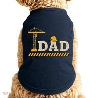 Construction Dad Funny Gift Father;s Day Doggie Tank thumb 0
