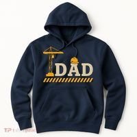 Construction Dad Funny Gift Father;s Day Hoodie thumb 0