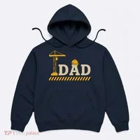Construction Dad Funny Gift Father;s Day Hoodie thumb 0