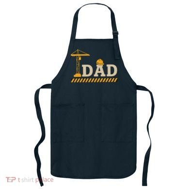 Construction Dad Funny Gift Father;s Day Apron