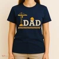 Construction Dad Funny Gift Father;s Day T-Shirt thumb 4