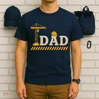Construction Dad Funny Gift Father;s Day T-Shirt thumb 6