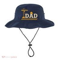 Construction Dad Funny Gift Father;s Day Bucket Hat thumb 0