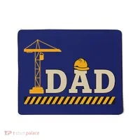Construction Dad Funny Gift Father;s Day Mousepad thumb 0