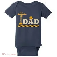 Construction Dad Funny Gift Father;s Day Baby Bodysuit thumb 0
