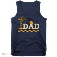 Construction Dad Funny Gift Father;s Day Tank Top thumb 0