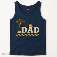Construction Dad Funny Gift Father;s Day Tank Top thumb 2