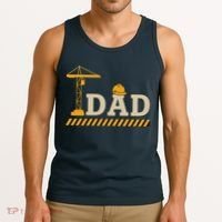 Construction Dad Funny Gift Father;s Day Tank Top thumb 3