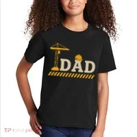 Construction Dad Funny Gift Father;s Day Kids T-Shirt thumb 2