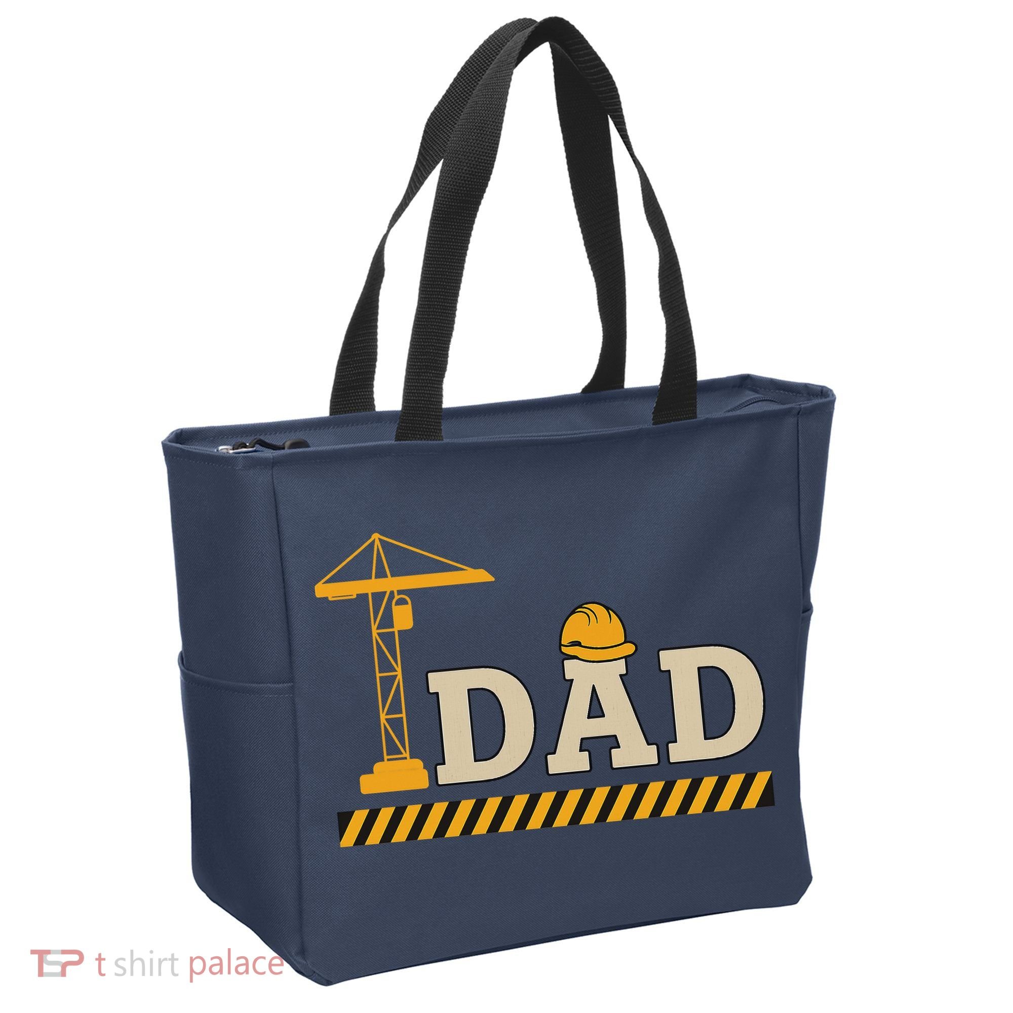 Construction Dad Funny Gift Father;s Day Tote Bag
