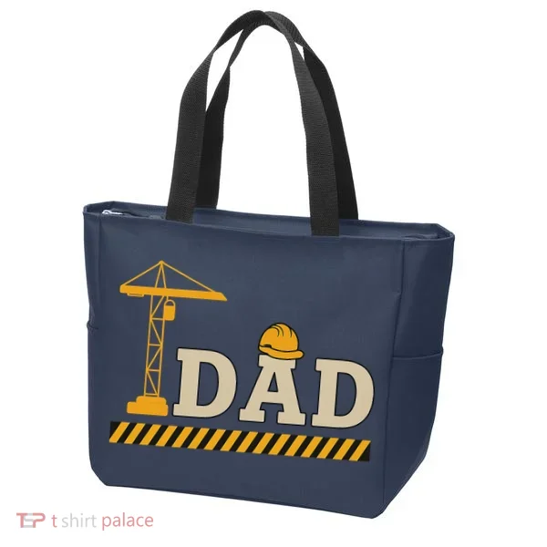 Construction Dad Funny Gift Father;s Day Tote Bag