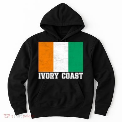 Côte d'Ivoire Flag Inspired Apparel for Proud Fans Hoodie