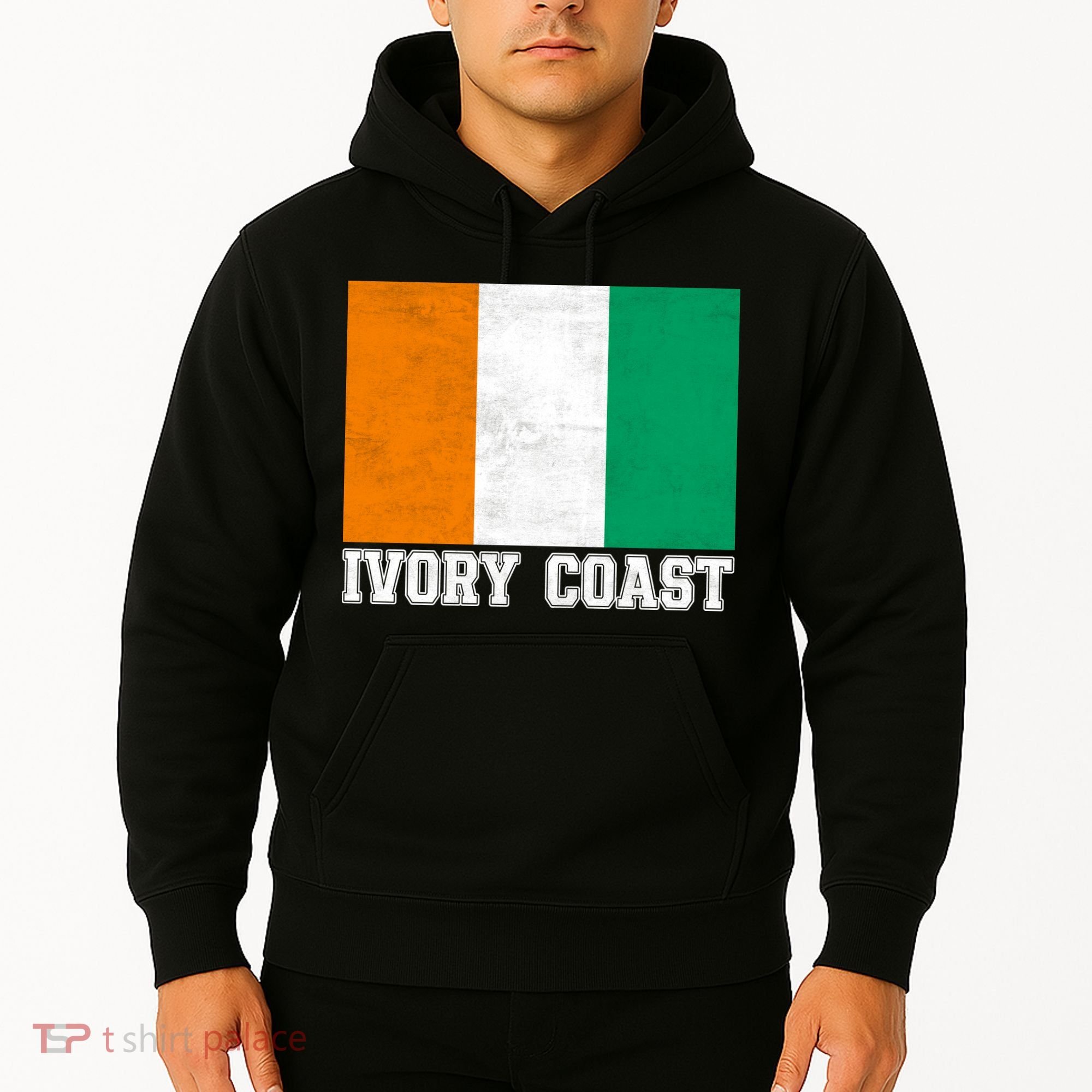 Côte d'Ivoire Flag Inspired Apparel for Proud Fans Hoodie