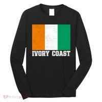 Côte d'Ivoire Flag Inspired Apparel for Proud Fans Long Sleeve Shirt thumb 0