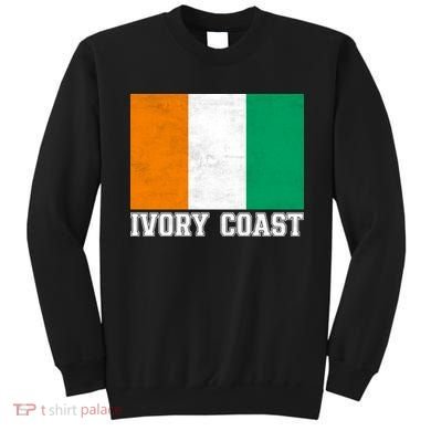 Côte d'Ivoire Flag Inspired Apparel for Proud Fans Sweatshirt