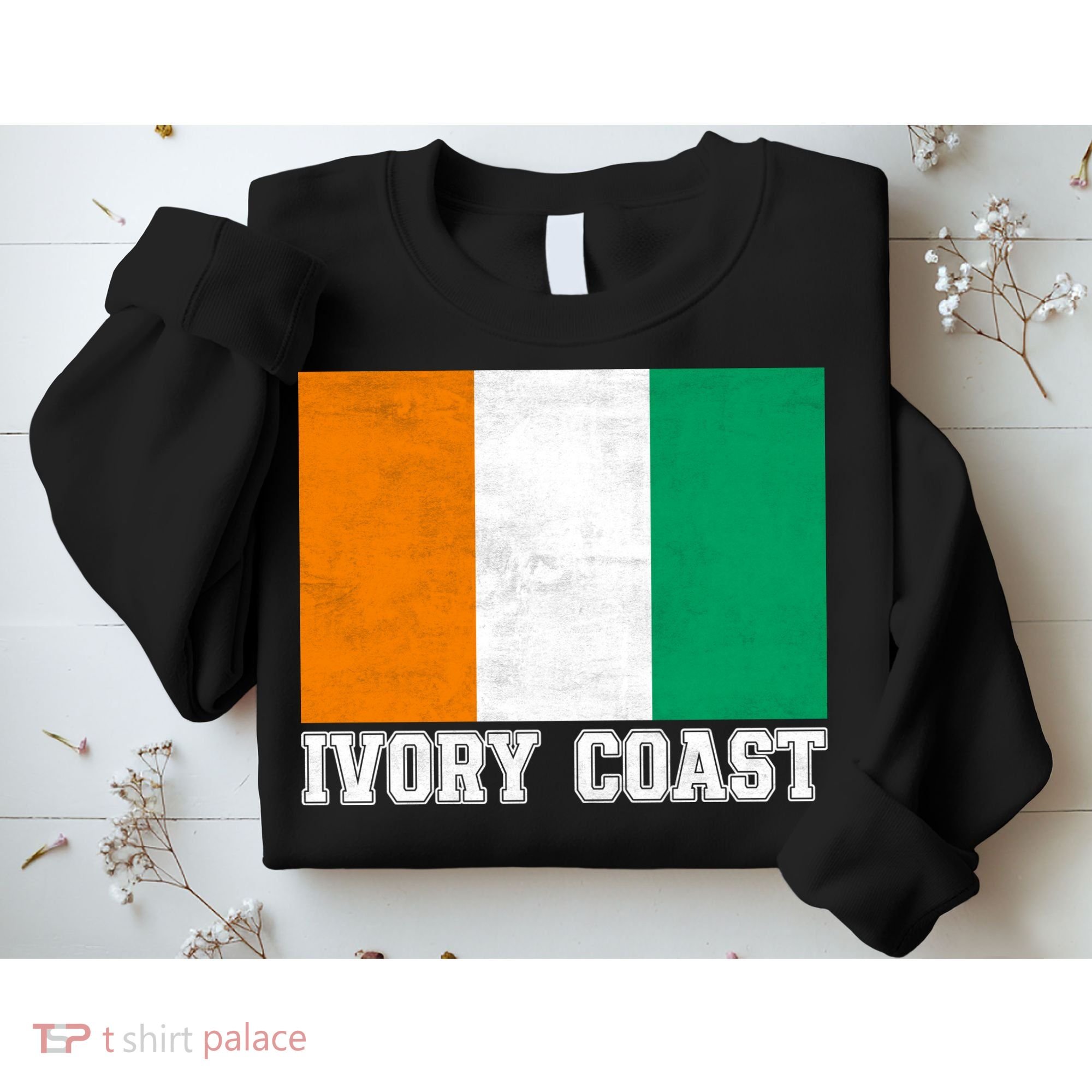 Côte d'Ivoire Flag Inspired Apparel for Proud Fans Sweatshirt