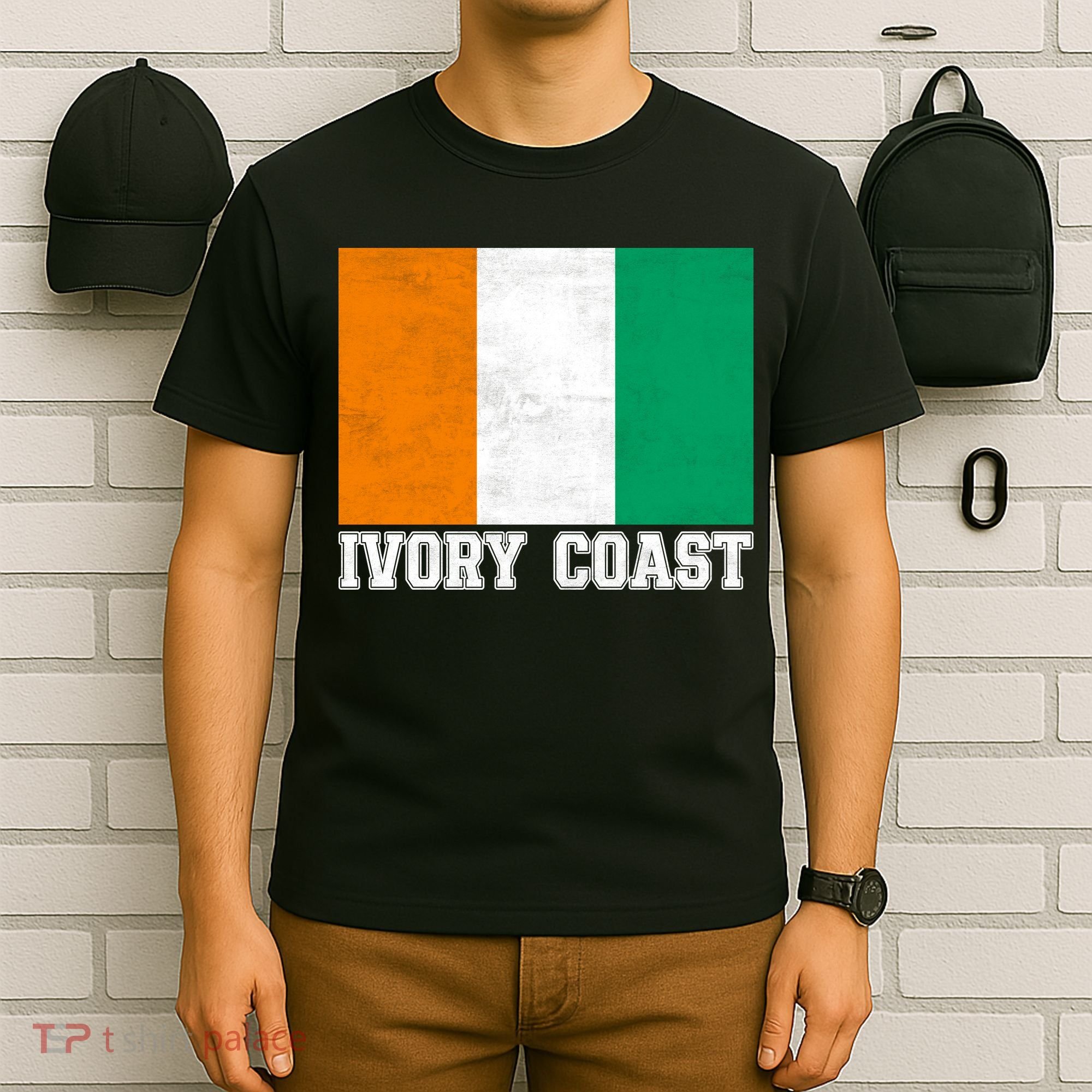 Côte d'Ivoire Flag Inspired Apparel for Proud Fans T-Shirt