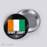 Côte d'Ivoire Flag Inspired Apparel for Proud Fans Button thumb 0