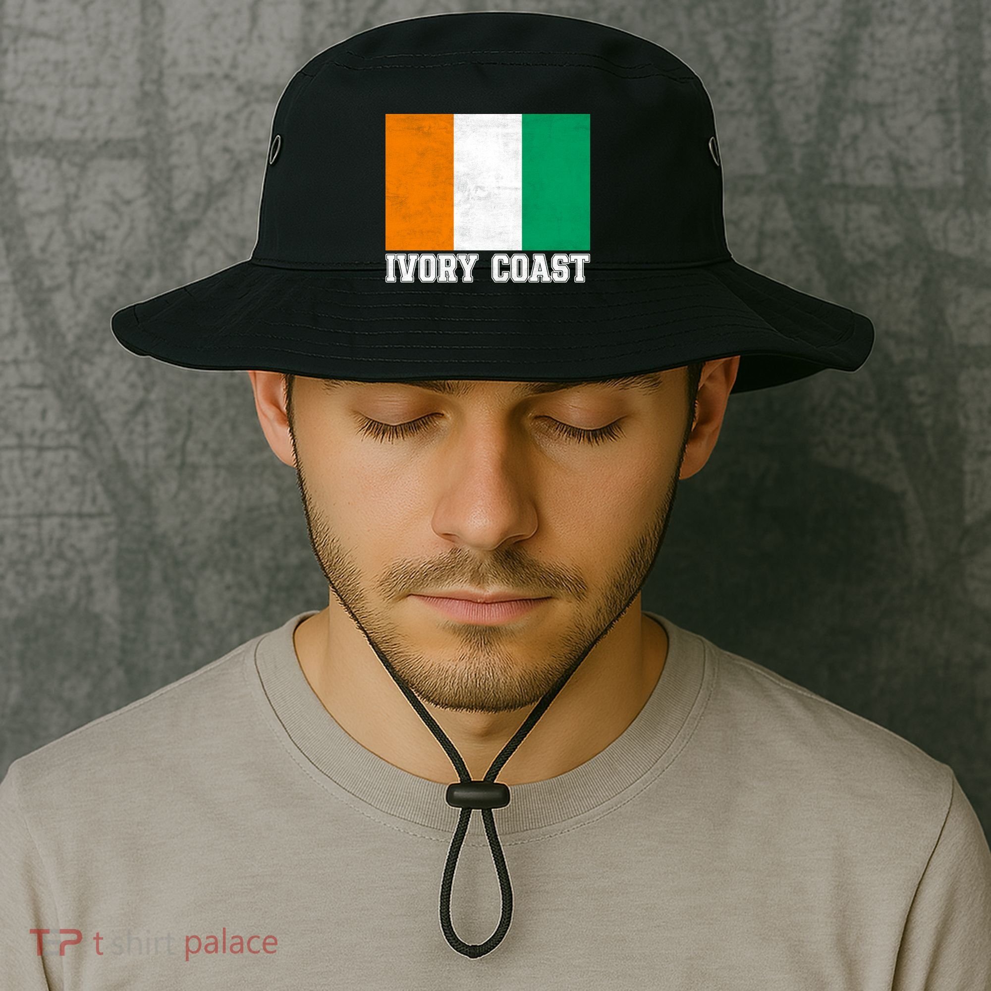 Côte d'Ivoire Flag Inspired Apparel for Proud Fans Bucket Hat
