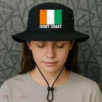 Côte d'Ivoire Flag Inspired Apparel for Proud Fans Bucket Hat thumb 3