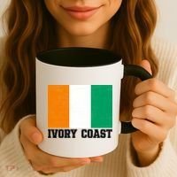 Côte d'Ivoire Flag Inspired Apparel for Proud Fans Coffee Mug thumb 3