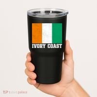 Côte d'Ivoire Flag Inspired Apparel for Proud Fans Tumbler thumb 2