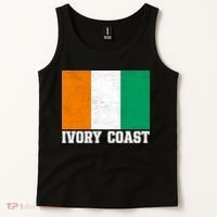 Côte d'Ivoire Flag Inspired Apparel for Proud Fans Tank Top thumb 2