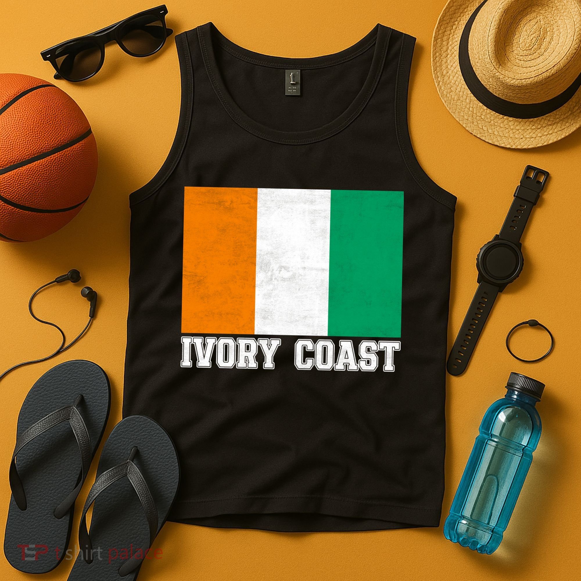 Côte d'Ivoire Flag Inspired Apparel for Proud Fans Tank Top