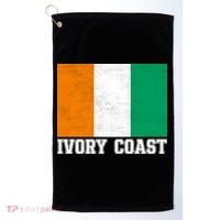Côte d'Ivoire Flag Inspired Apparel for Proud Fans Golf Towel thumb 0