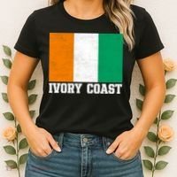 Côte d'Ivoire Flag Inspired Apparel for Proud Fans Women's T-Shirt thumb 2