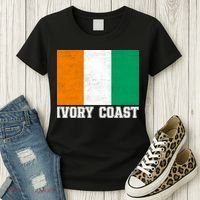 Côte d'Ivoire Flag Inspired Apparel for Proud Fans Women's T-Shirt thumb 3