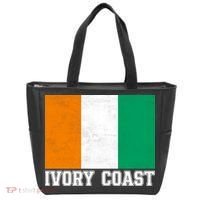 Côte d'Ivoire Flag Inspired Apparel for Proud Fans Tote Bag thumb 0