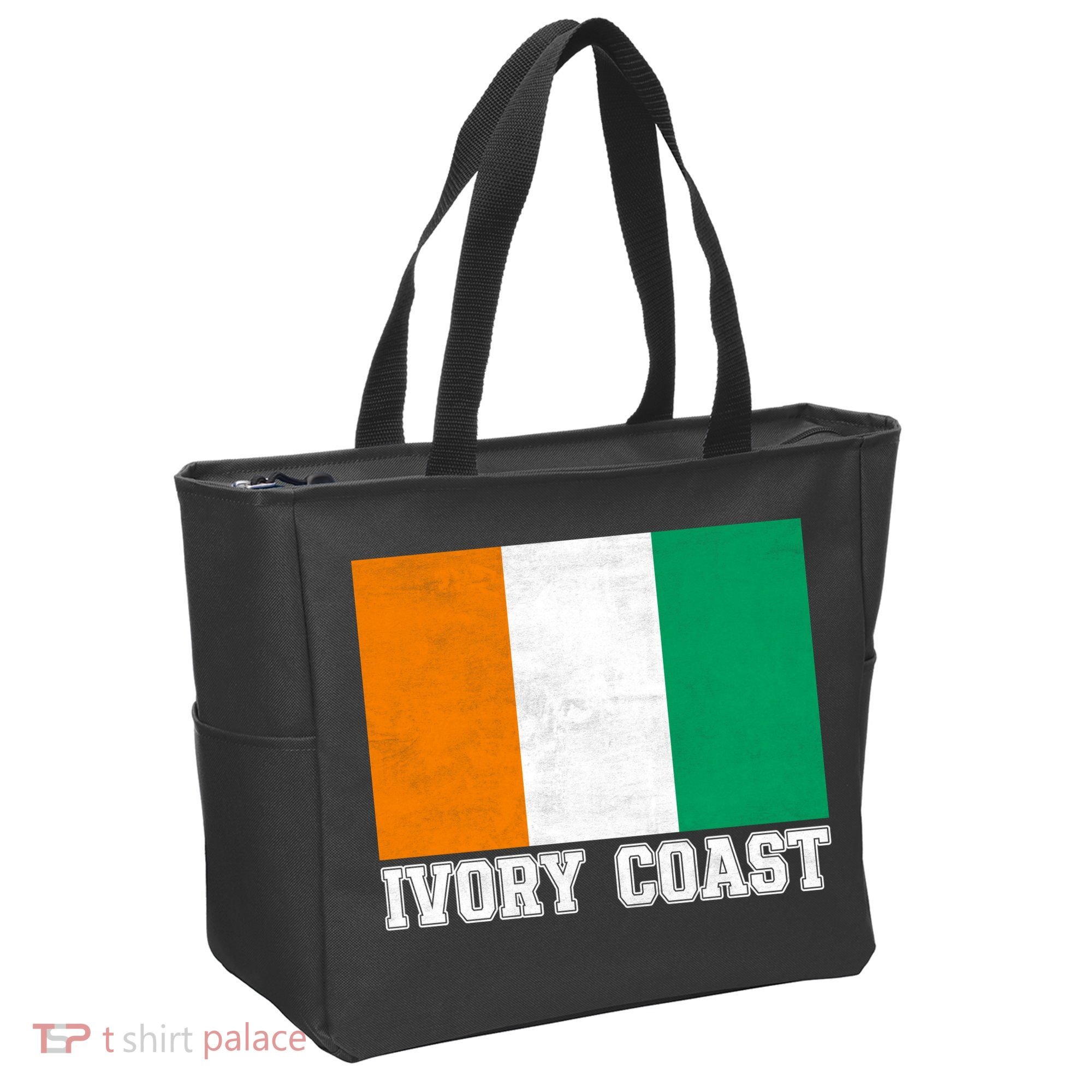Côte d'Ivoire Flag Inspired Apparel for Proud Fans Tote Bag