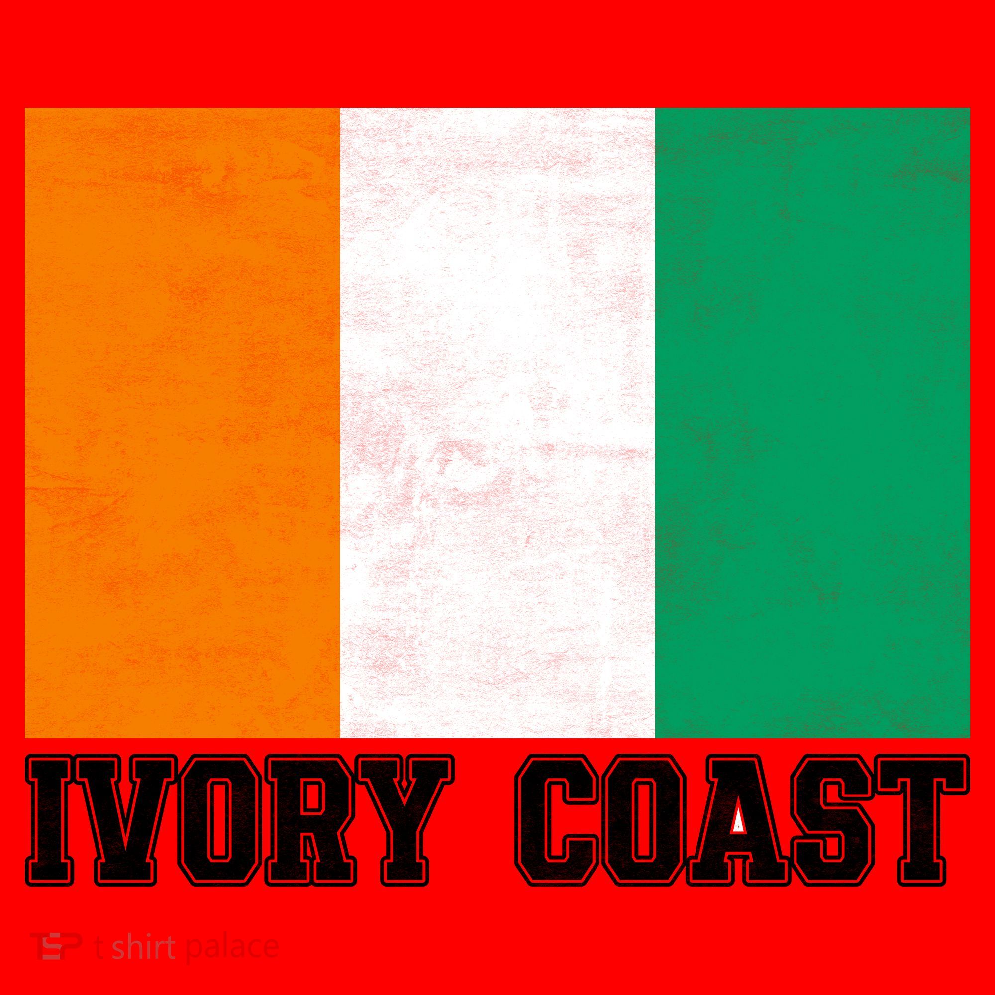 Côte d'Ivoire Flag Inspired Apparel for Proud Fans Santa Hat