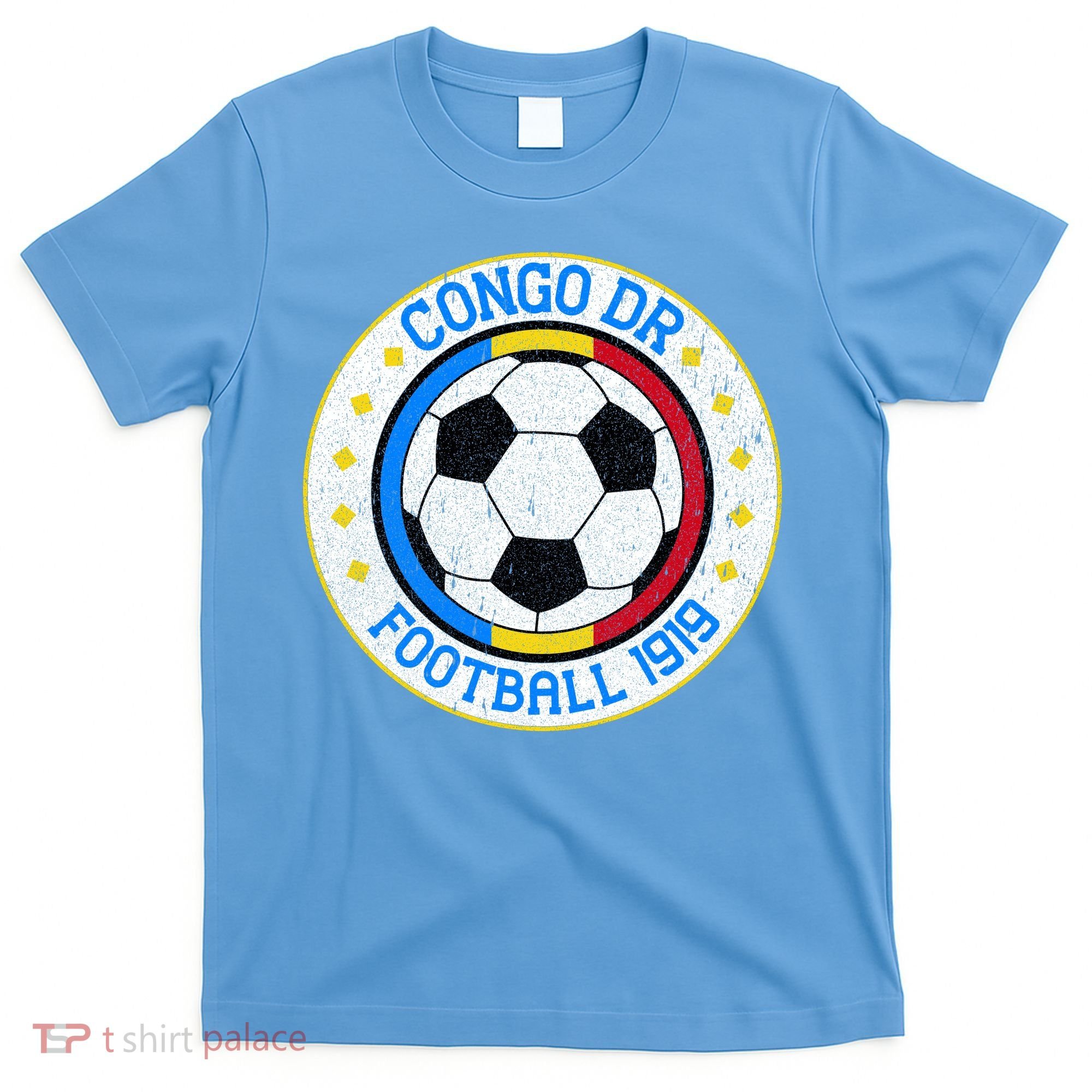 Congo DR Football 1919 Vintage Soccer Fan Apparel T-Shirt