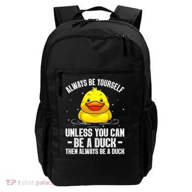 Cute Duck For  Aquatic Bird Rubber Duck Lovers Backpack