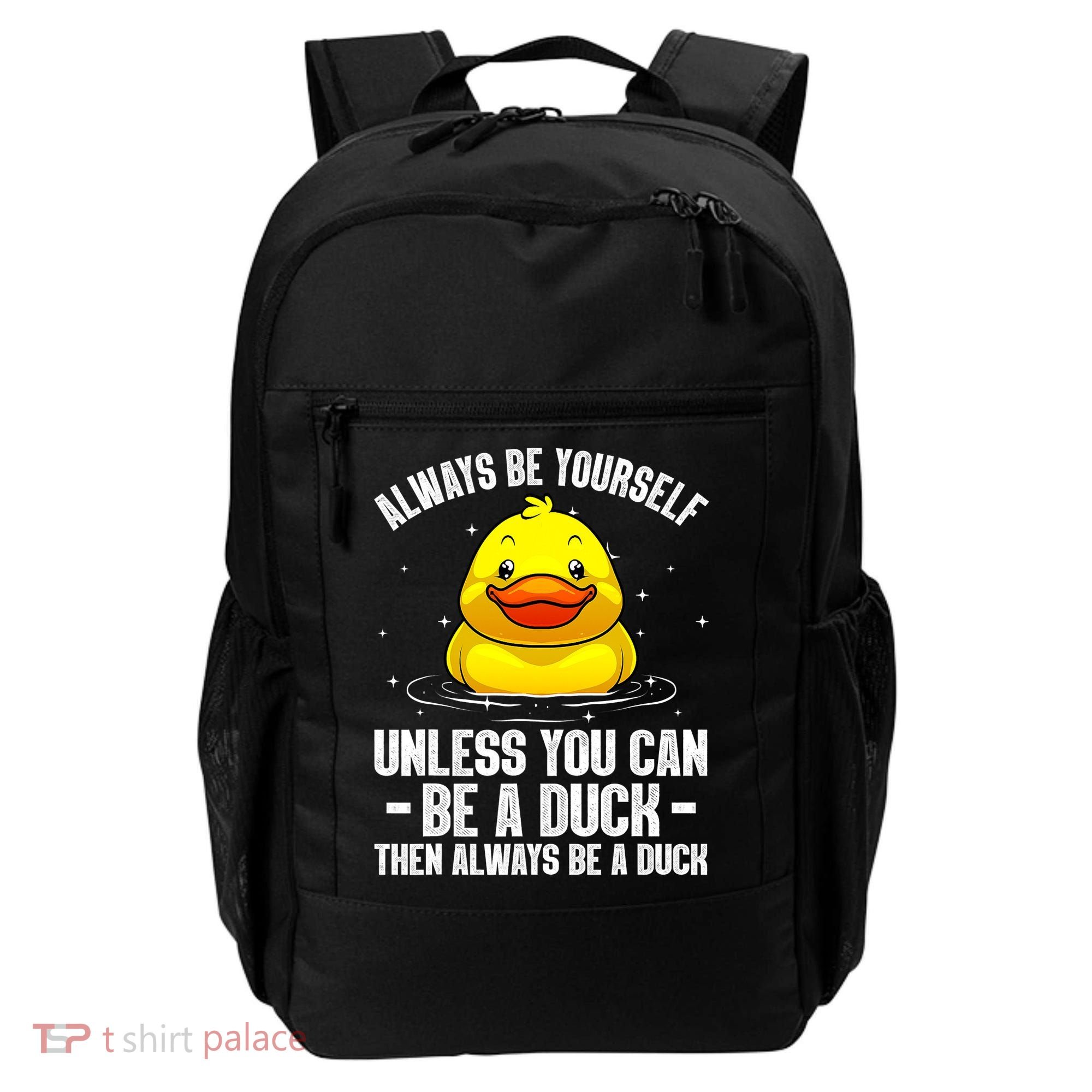 Cute Duck For  Aquatic Bird Rubber Duck Lovers Backpack