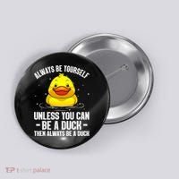 Cute Duck For  Aquatic Bird Rubber Duck Lovers Button thumb 0