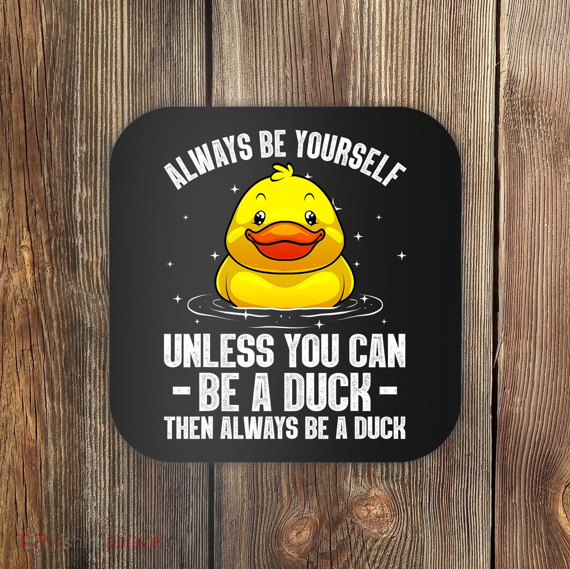 Cute Duck For  Aquatic Bird Rubber Duck Lovers Coaster