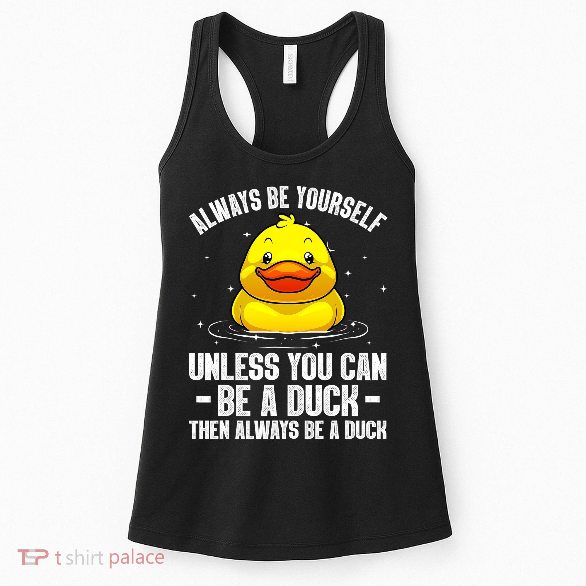 Cute Duck For  Aquatic Bird Rubber Duck Lovers Women's Tank Top