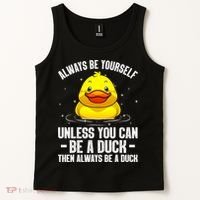Cute Duck For  Aquatic Bird Rubber Duck Lovers Tank Top thumb 2