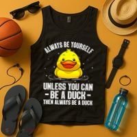Cute Duck For  Aquatic Bird Rubber Duck Lovers Tank Top thumb 4