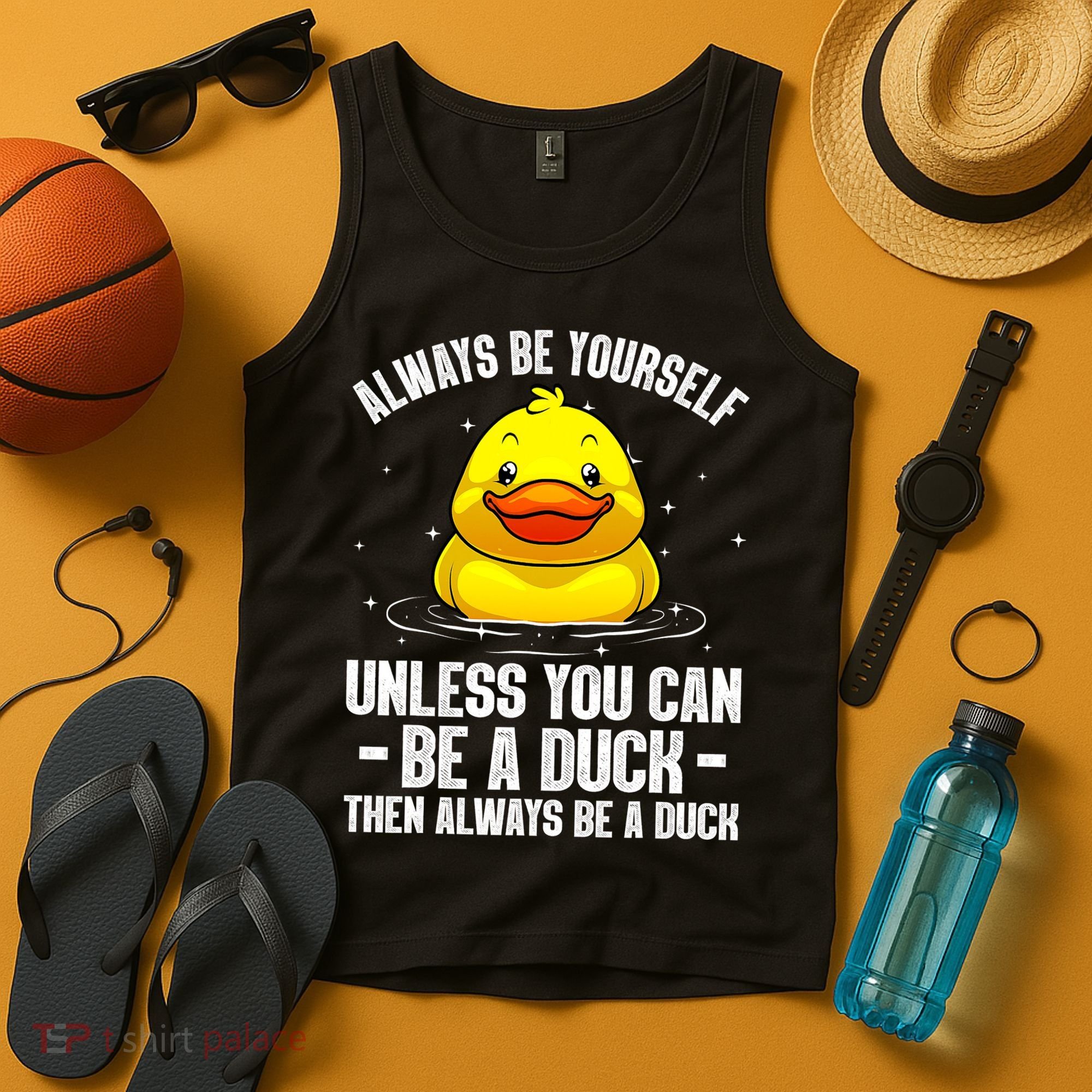 Cute Duck For  Aquatic Bird Rubber Duck Lovers Tank Top