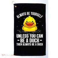 Cute Duck For  Aquatic Bird Rubber Duck Lovers Golf Towel thumb 0