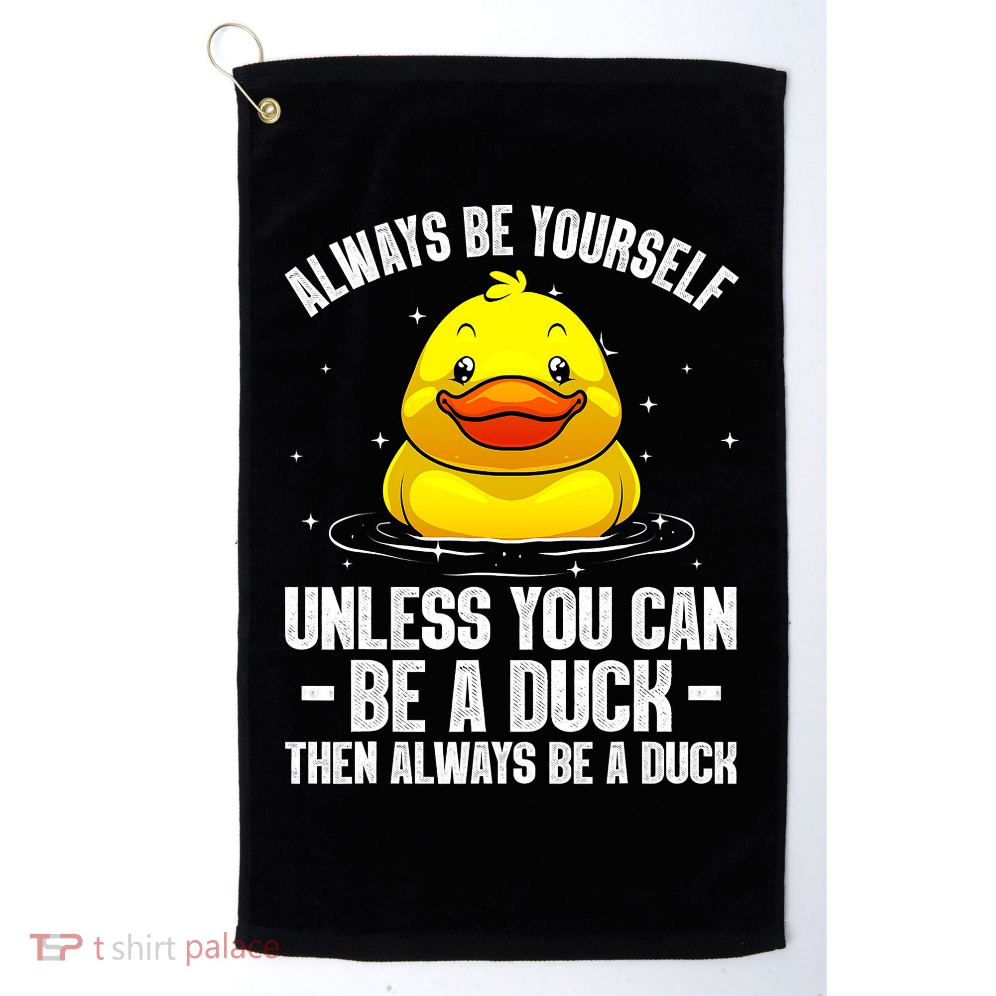Cute Duck For  Aquatic Bird Rubber Duck Lovers Golf Towel