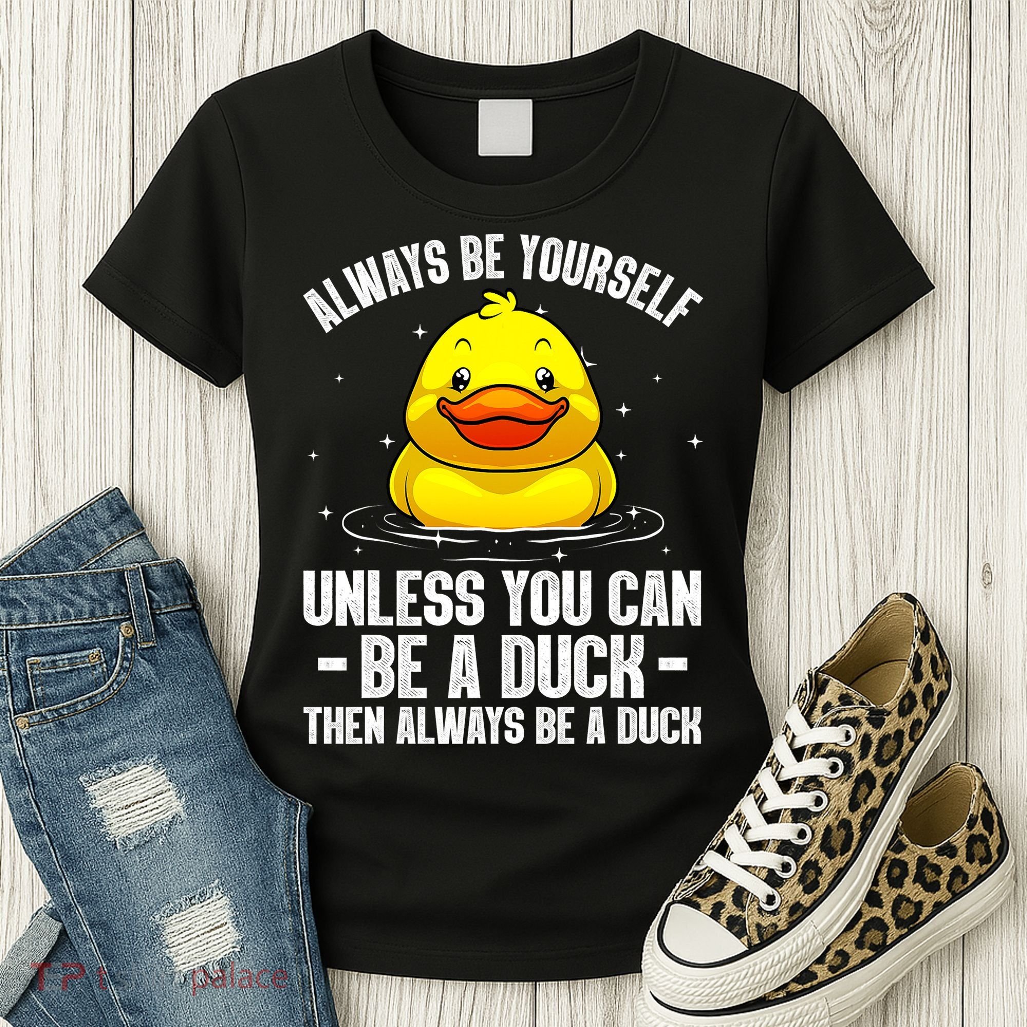 Cute Duck For  Aquatic Bird Rubber Duck Lovers Women's T-Shirt