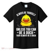 Cute Duck For  Aquatic Bird Rubber Duck Lovers Kids T-Shirt thumb 0
