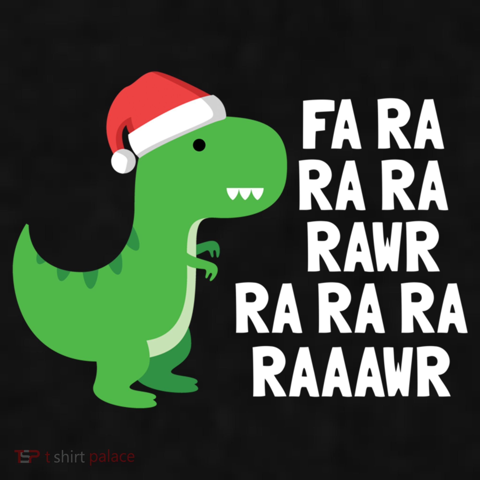 Christmas Dinosaur Fa Ra Rawr Trex Gift Ladies PosiCharge Tri-Blend Wicking Tank