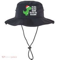 Christmas Dinosaur Fa Ra Rawr Trex Gift Bucket Hat thumb 0